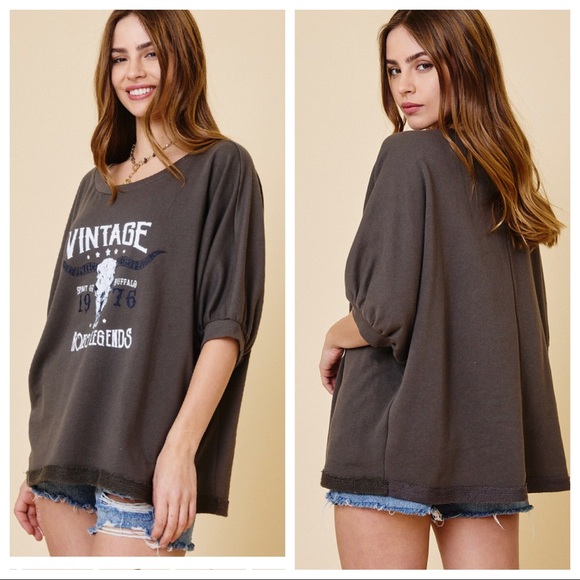 ✨RESTOCK✨Boho Print French Terry Sweatshirt - Picture 2 of 4